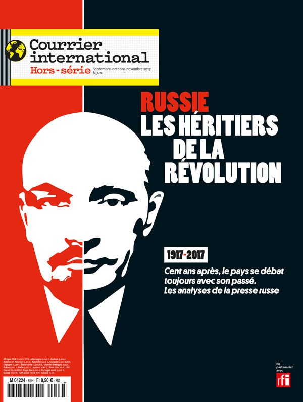 Couverture. Courrier international. Hors-série Russie. Les héritiers de la révolution. 2017-09-28